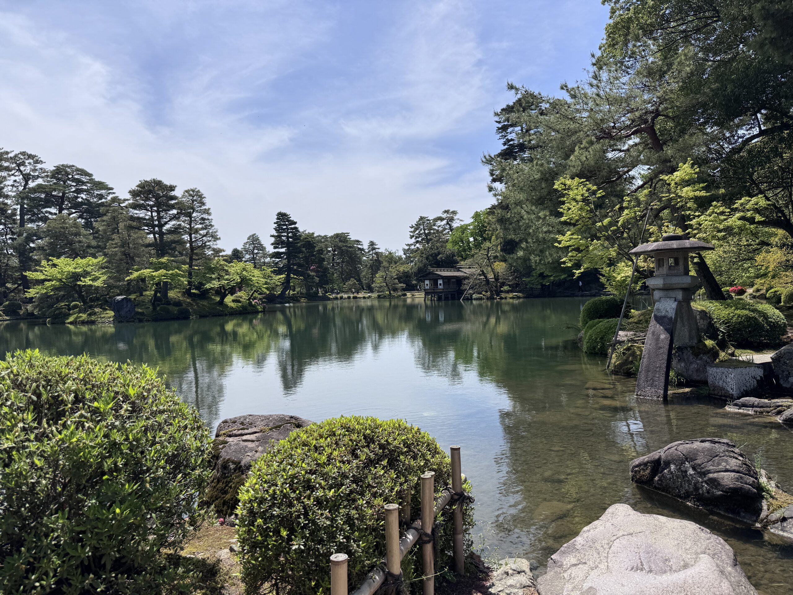 兼六園にて